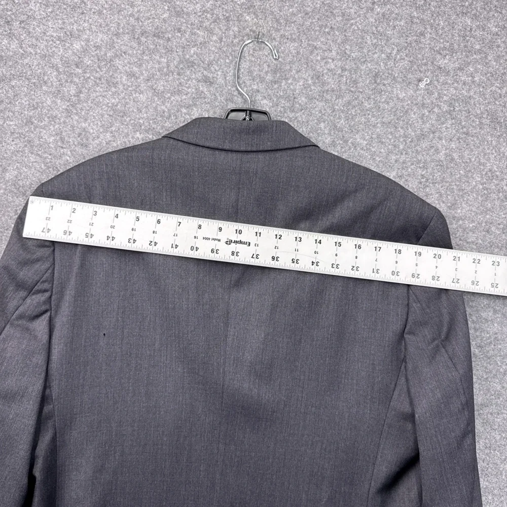 Banana Republic Mens Wool‎ Suit 42S Blazer 36/32 Tailored Pants Charcoal Gray